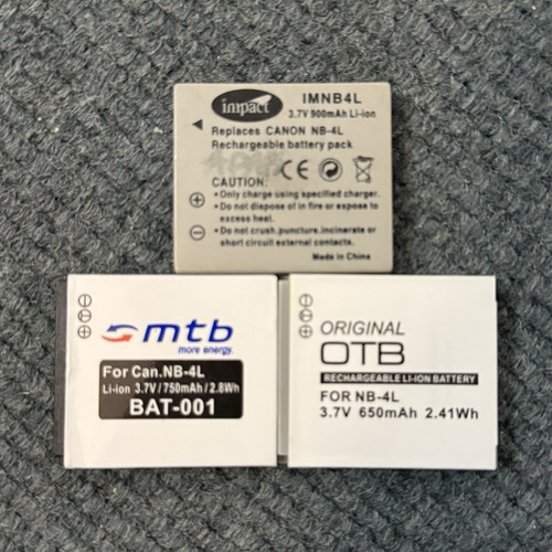 Canon kompatibel - nb-4l,