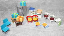 playmobil kühlschrank stühle