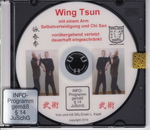 Wing tsun chun - wing, einarmig