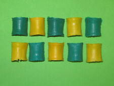 Timpo Toys   10  Pferde Sattel Decken für Cowboy Mexikaner und Indianer Figuren