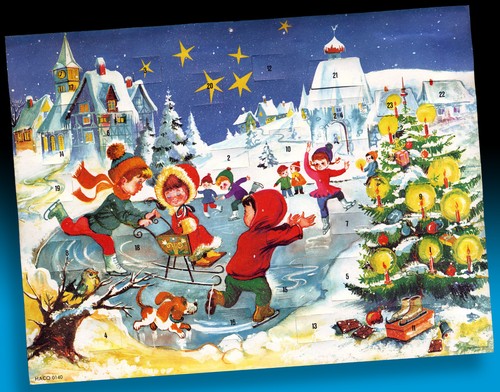 Grosser alter adventskalender - grosser,