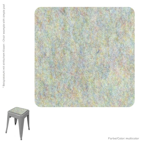 Eco filz auflage 4mm einlagig - filz,