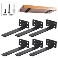 6x Schwerlast Regalhalter Regalträger Regalhalterung Regal Winkel Wandkonsole 8”