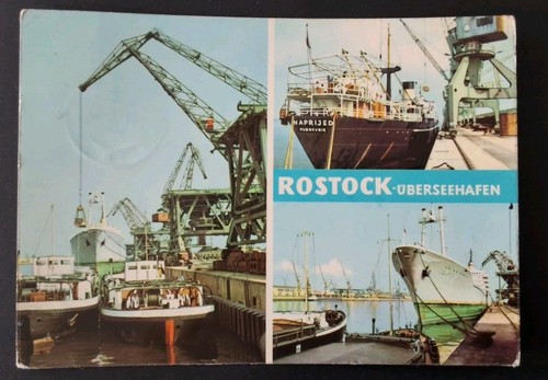 Postkarte ddr 1966 rostock - postkarte,