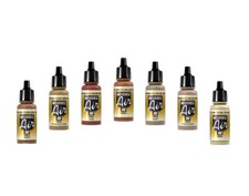 Alle Braun/Sandtöne - Hochwertige Vallejo Model-Air Farben