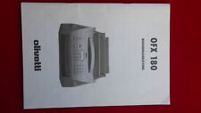 Bedienungsanleitung für Olivetti Faxgerät OFX 180, 33 Seiten, gebraucht