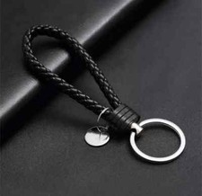 Schlüsselanhänger Leder geflochten geflochtenes Seil zum Selbermachen Taschenanhänger Schlüssel Autohalter Schlüsselring