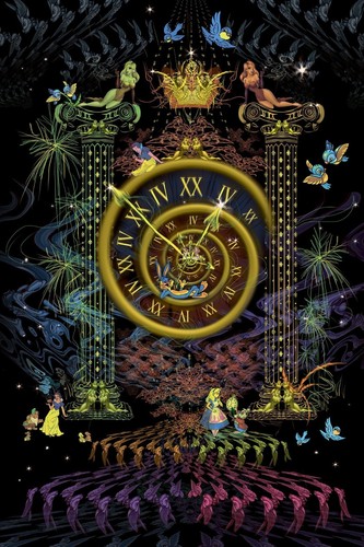 Backdrop psychedelisch - backdrop,
