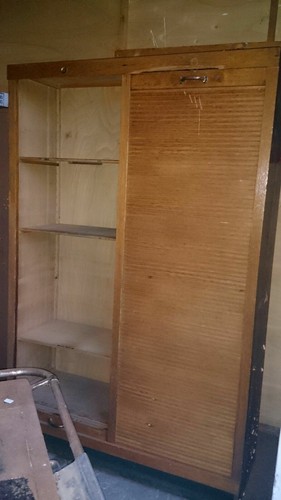 Rolladen aktenschrank braun - aktenschrank,