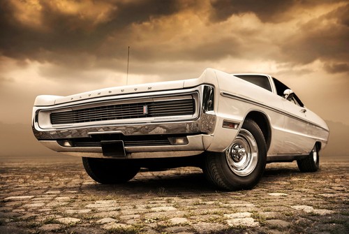 Blechschild 1970 plymouth fury - blechschild,
