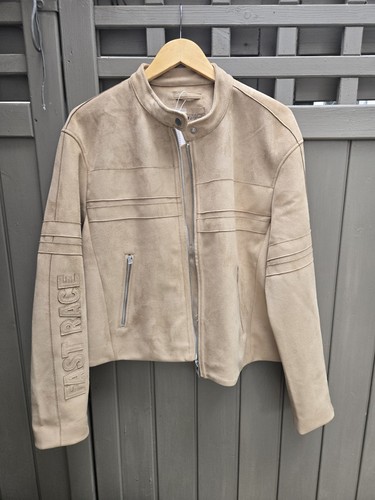 Wildleder imitat biker jacke - wildleder,