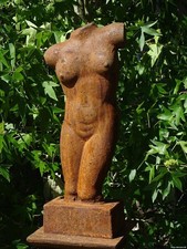 Gusseisen Frauentorso Akt
