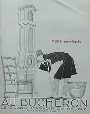 PUBLICITE AU BUCHERON PENDULE