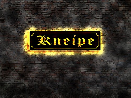 Kneipe bier schild - kneipe,