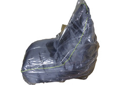 Sitzsack Relax 158l GRAU/GRÜN Haba Pro