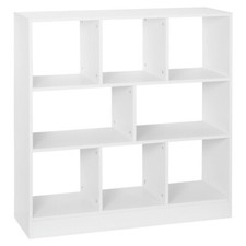 Bücherregal Raumteiler Regal Bücherschrank Standregal Lageregal ks021ws