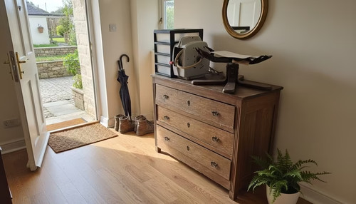 Antike kommode aus holz - kommode, mit