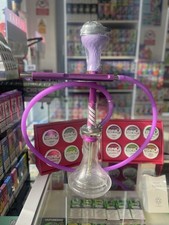 Premium Glas Wasserpfeife Shisha Modern Design Edelstahl Cafe Stil. AMOTION