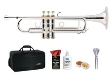 Bb Jazz Trompete versilbert