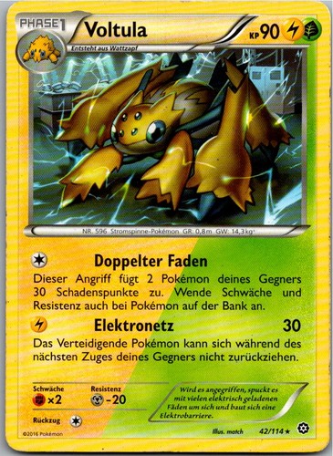 Pokémon voltula 114 - pokémon, 42/114