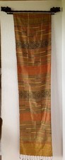 Vintage seiden wandbehang - seiden,