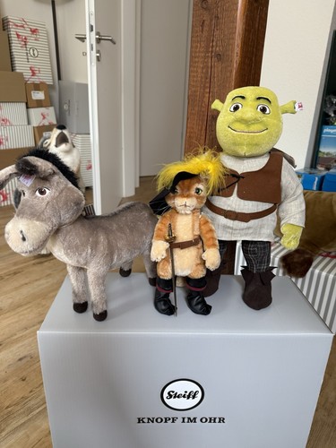 Steiff shrek esel kater top - &,