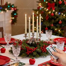 6/12PCS Set Stabkerzen LED