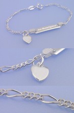 Echt 925 Silber GRAVUR Armband