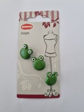 Wenco Knöpfe Frosch 3 Stück
