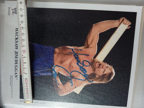 Hacksaw jim duggan autogramm - jim,