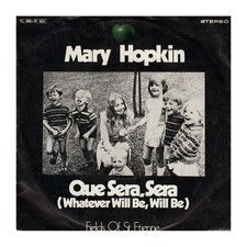 Apple Single: MARY HOPKIN - Que Sera, Sera (1969) GER 1969 vg+/vg+