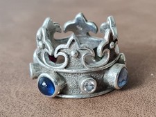 Vintage Edler KRONE Ring mit