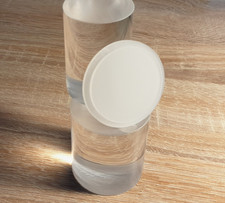 PLEXIGLAS Rohr Deckel D150