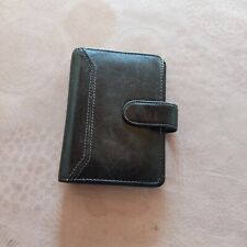 Börse - Portemonnaie -Etui - Mappe - Hülle schwarz für Karten -  Geld - Kalender