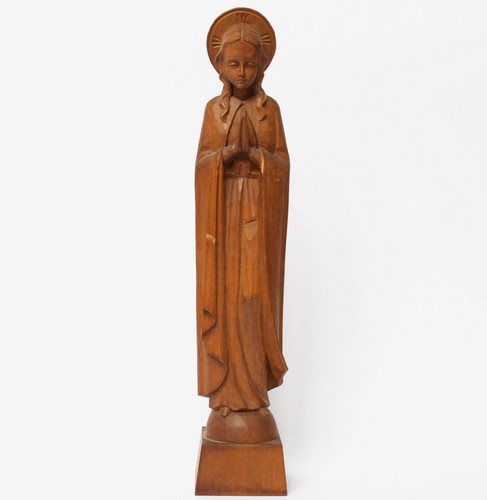Holz skulptur figur - skulptur,