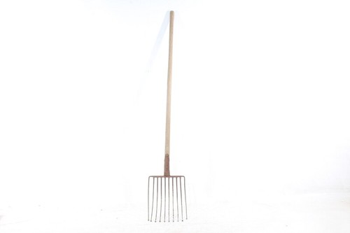 Alte mistgabel mistrechen - mistgabel,