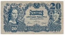 ÖSTERREICH Banknote 20