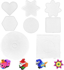 Bügelperlen Steckplatte Set 8