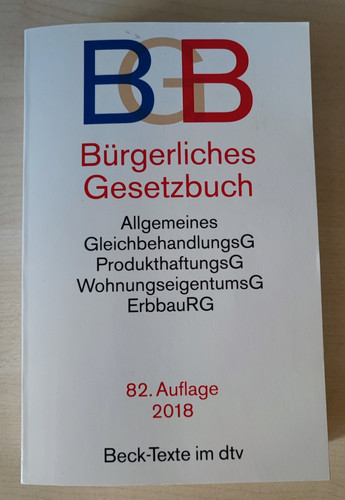 Bgb bürgerliches gesetzbuch - -,