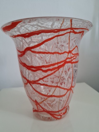 Wmf schaumglas trichtervase - schaumglas,