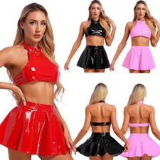 Damen Wetlook Raves Metallic