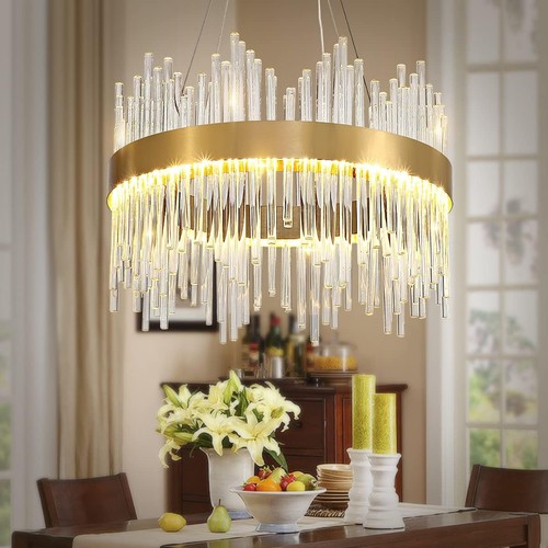 Modern kristall pendelleuchte - modern,