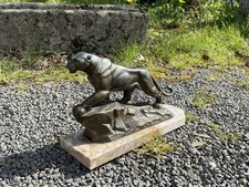 Art Deco Puma Figur Metall