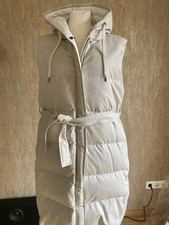 Brunello Cucinelli Weste Gr. 40 (It. 46) 100% Schurwolle Beige Wendbar Italy NEU