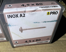 SWG Spenglerschrauben  4,5x80mm Edelstahl 50Stück  / Restposten H2Breg4