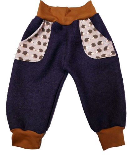 Wollwalkhose pumphose igel - wollwalkhose,