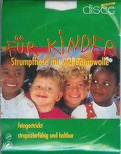 FEINE STRUMPFHOSE  Baumwollmix, blickdicht, weiss, 152-164  *disee*