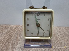 Blessing - Wecker / Tischuhr / Reisewecker / Vintage / Metall *funktioniert*