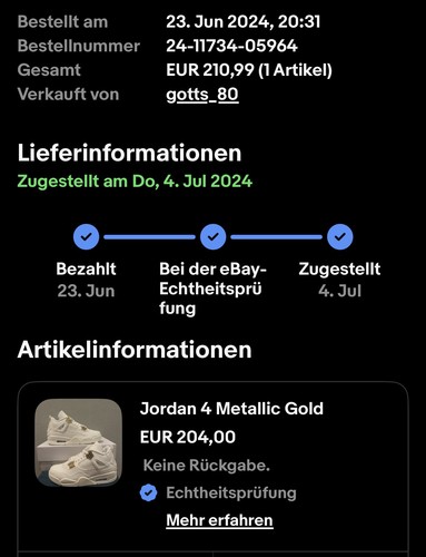 Jordan metallic gold - metallic,