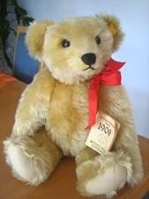 STEIFF Teddy-1909-Bär-Teddybär-0166/43-wie NEU-43 cm-80er Jahre-Knopf im Ohr
